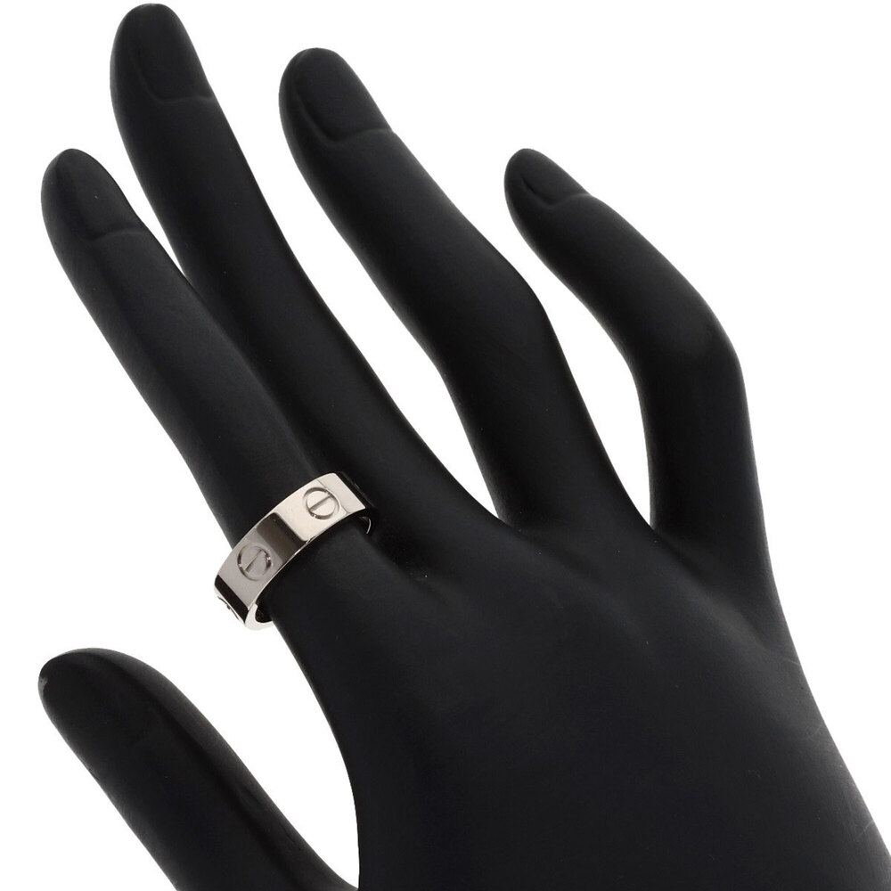 Cartier Love Ring #50, 18K White Gold, Women's Ring, CARTIER - Picture 5 of 8